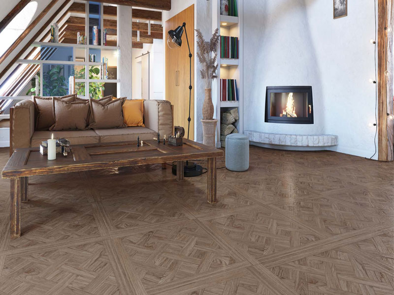 INTARSIO BROWN 80X80